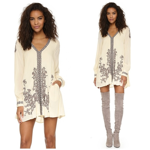 Free People Mini Hearts in Heaven Mini Dress - Picture 2 of 7